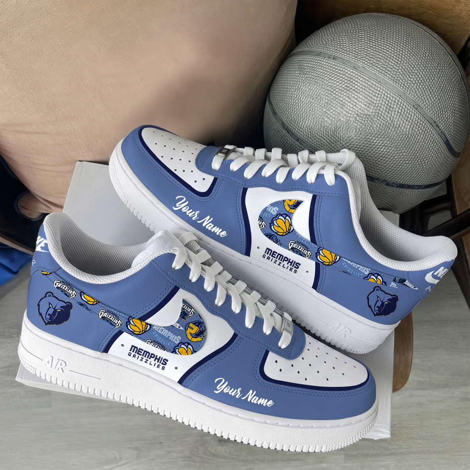[SLAM DUNK DEAL] NEW CUSTOMIZED NBA13 MGR MEMPHIS GRIZZLIES AF1 SHOES
