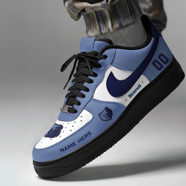 [SLAM DUNK DEAL] NEW CUSTOMIZED NBA13 MGR MEMPHIS GRIZZLIES AF1 SHOES