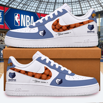 [SLAM DUNK DEAL] NEW CUSTOMIZED NBA13 MGR MEMPHIS GRIZZLIES AF1 SHOES
