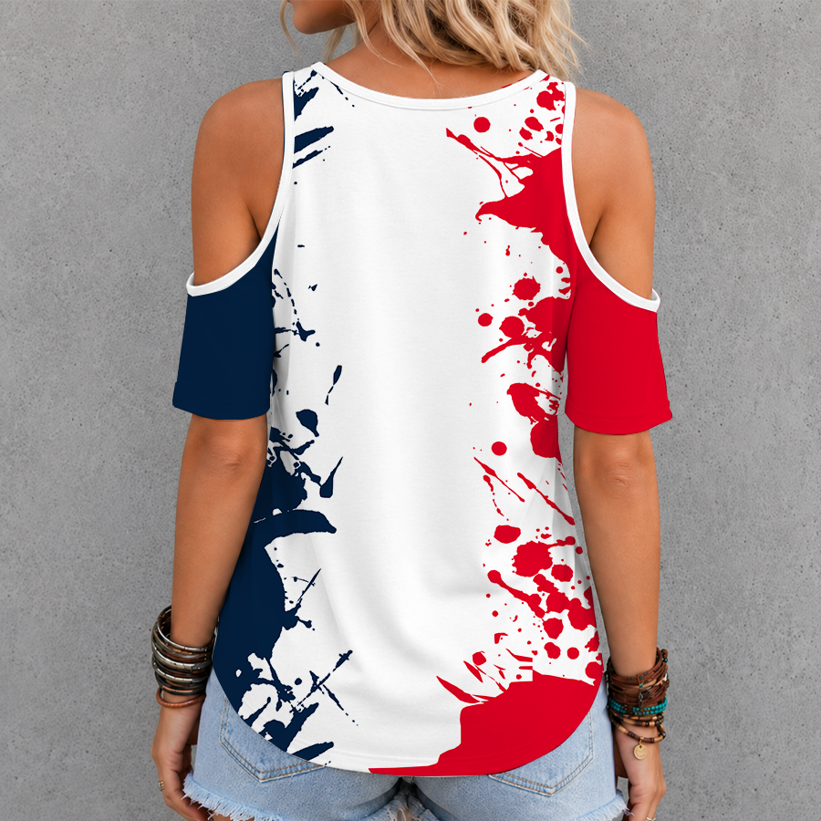 [GOAL DEAL] NEW CUSTOMIZED MLS13 NER NEW ENGLAND REVOLUTION CRISS CROSS V-NECK TOP