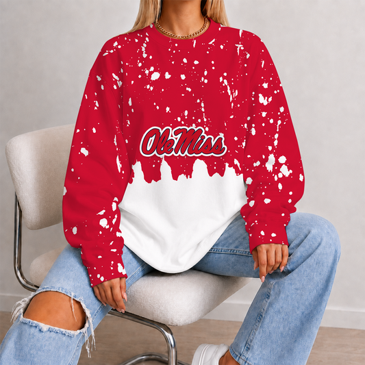 [HOMERUN DEAL] NEW CUSTOMIZED NCAA CWS13 OMR OLE MISS REBELS UNISEX SWEATSHIRT
