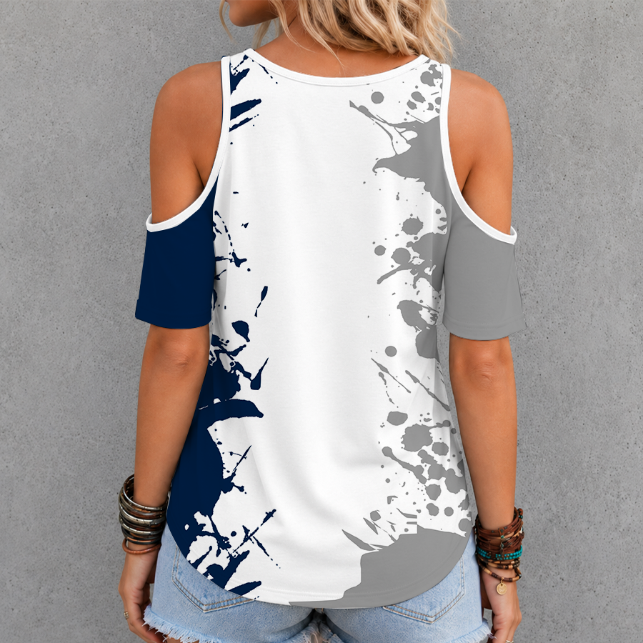 [PUCK DROP DEAL] NEW CUSTOMIZED NCAA MFF13 PNL PENN STATE NITTANY LIONS CRISS CROSS V-NECK TOP