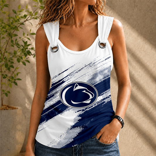 [PUCK DROP DEAL] NEW CUSTOMIZED NCAA MFF13 PNL PENN STATE NITTANY LIONS O-RING SHOULDER TANK TOP
