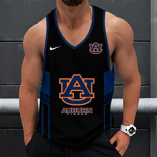 [TOUCHDOWN DEAL] NEW CUSTOMIZED NCAA FBS13 ABT AUBURN TIGERS UNISEX TANK TOP