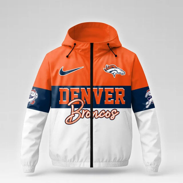 [TOUCHDOWN DEAL] NEW CUSTOMIZED NFL13 DVB DENVER BRONCOS WINDBREAKER JACKET