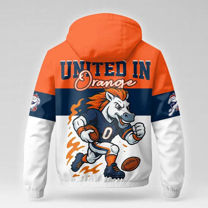[TOUCHDOWN DEAL] NEW CUSTOMIZED NFL13 DVB DENVER BRONCOS WINDBREAKER JACKET