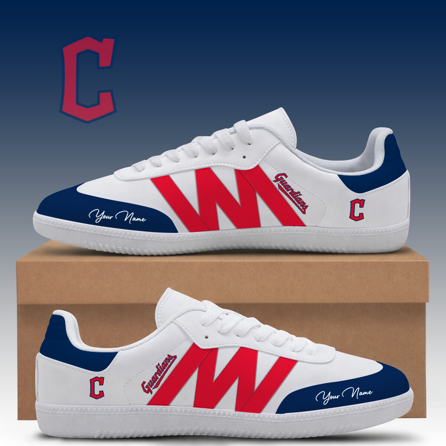 [HOMERUN DEAL] NEW CUSTOMIZED MLB13 CGS CLEVELAND GUARDIANS CLASSIC SNEAKERS