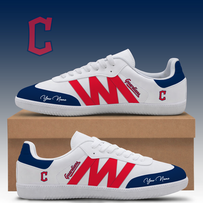 [HOMERUN DEAL] NEW CUSTOMIZED MLB13 CGS CLEVELAND GUARDIANS CLASSIC SNEAKERS