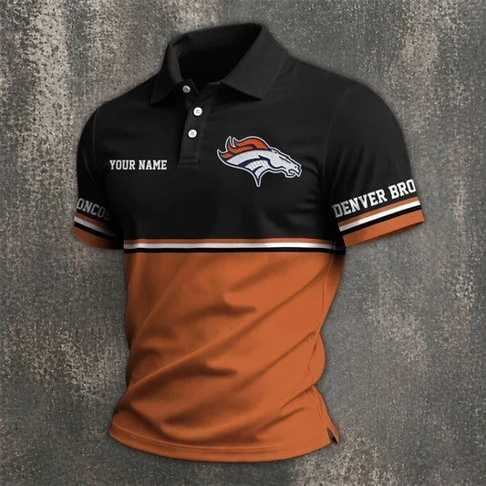 [TOUCHDOWN DEAL] NEW CUSTOMIZED NFL13 DVB DENVER BRONCOS POLO SHIRT