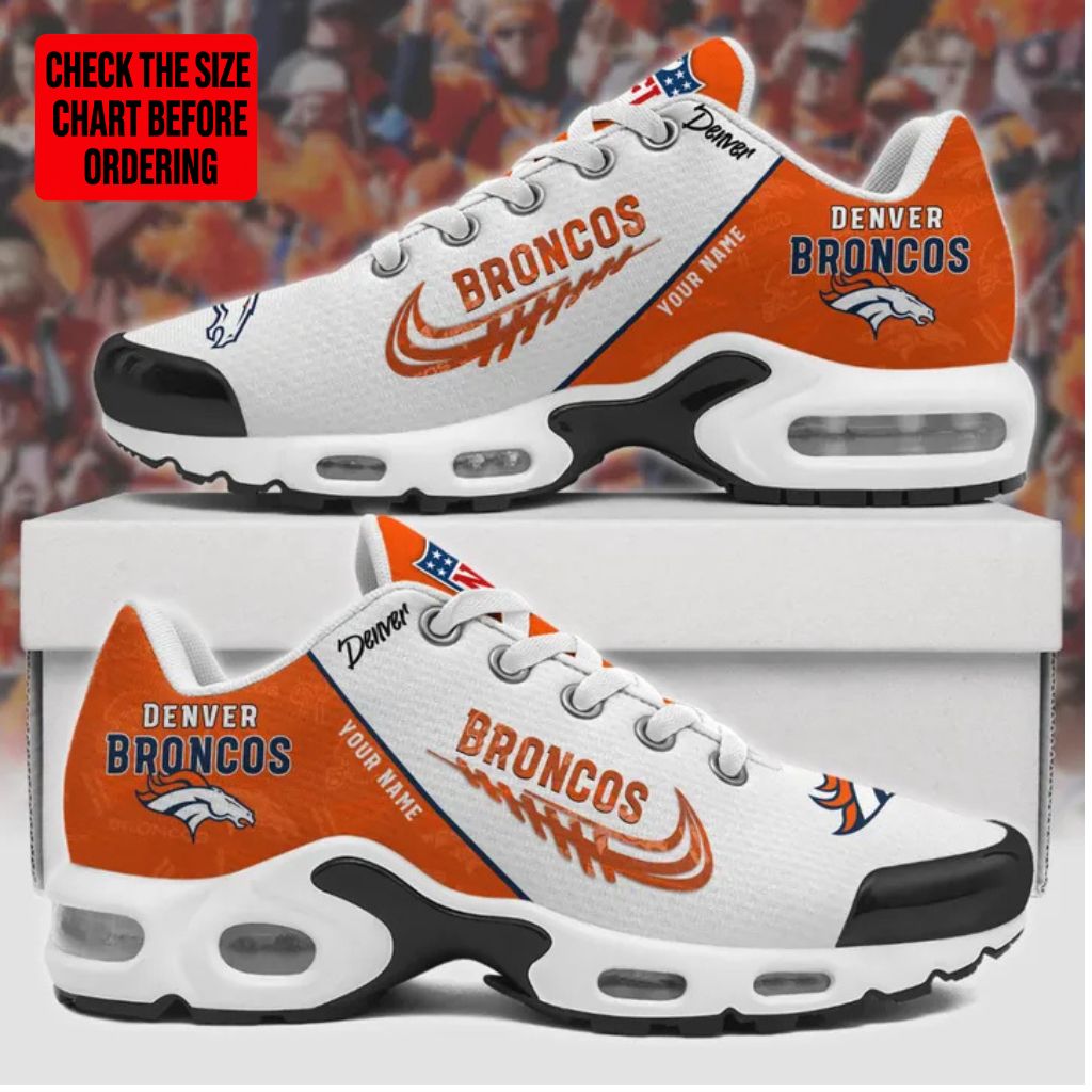 [TOUCHDOWN DEAL] NEW CUSTOMIZED NFL13 DVB DENVER BRONCOS AIR MAX PLUS SNEAKERS