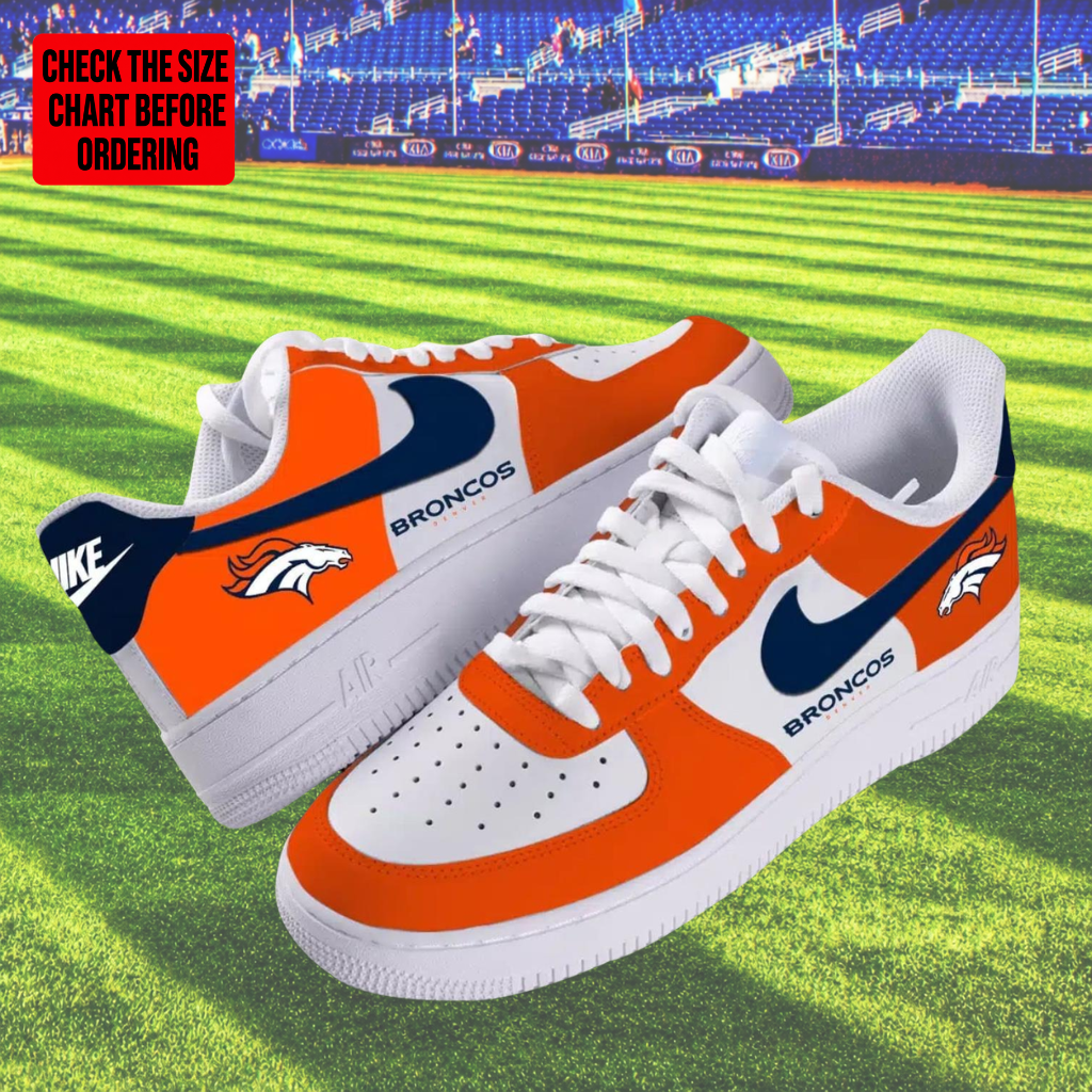 [TOUCHDOWN DEAL] NEW CUSTOMIZED NFL13 DVB DENVER BRONCOS AF1 SHOES