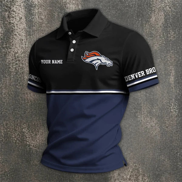 [SPECIAL OFFER] NEW CUSTOMIZED NFL13 DVB DENVER BRONCOS POLO SHIRT