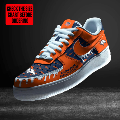 [TOUCHDOWN DEAL] NEW CUSTOMIZED NFL13 DVB DENVER BRONCOS AF1 SHOES