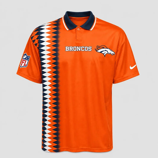 [TOUCHDOWN DEAL] NEW CUSTOMIZED NFL13 DVB DENVER BRONCOS POLO SHIRT