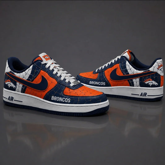 [TOUCHDOWN DEAL] NEW CUSTOMIZED NFL13 DVB DENVER BRONCOS x SPIDER AF1 SHOES