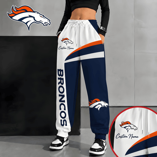 [TOUCHDOWN DEAL] NEW CUSTOMIZED NFL13 DVB DENVER BRONCOS SWEATPANTS