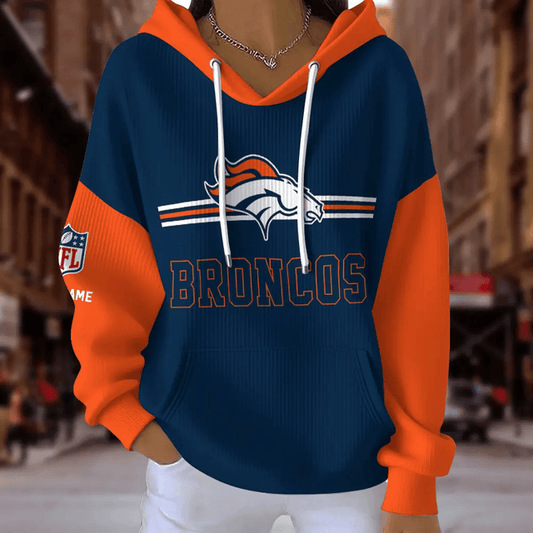 [TOUCHDOWN DEAL] NEW CUSTOMIZED NFL13 DVB DENVER BRONCOS RIBBED HOODIE & SWEATSHIRT