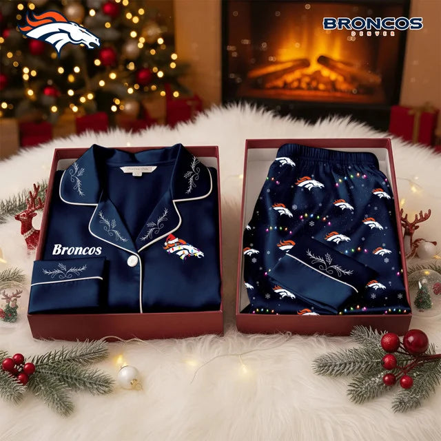 [TOUCHDOWN DEAL] NEW CUSTOMIZED NFL13 DVB DENVER BRONCOS LONG-SLEEVE PAJAMA SET