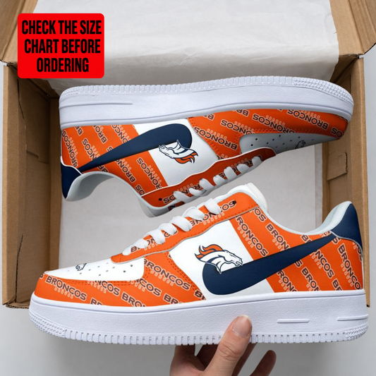 [TOUCHDOWN DEAL] NEW CUSTOMIZED NFL13 DVB DENVER BRONCOS AF1 SHOES