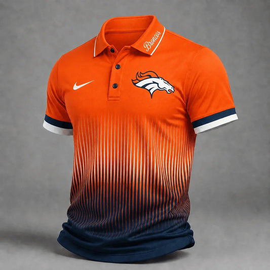 [TOUCHDOWN DEAL] NEW CUSTOMIZED NFL13 DVB DENVER BRONCOS POLO SHIRT
