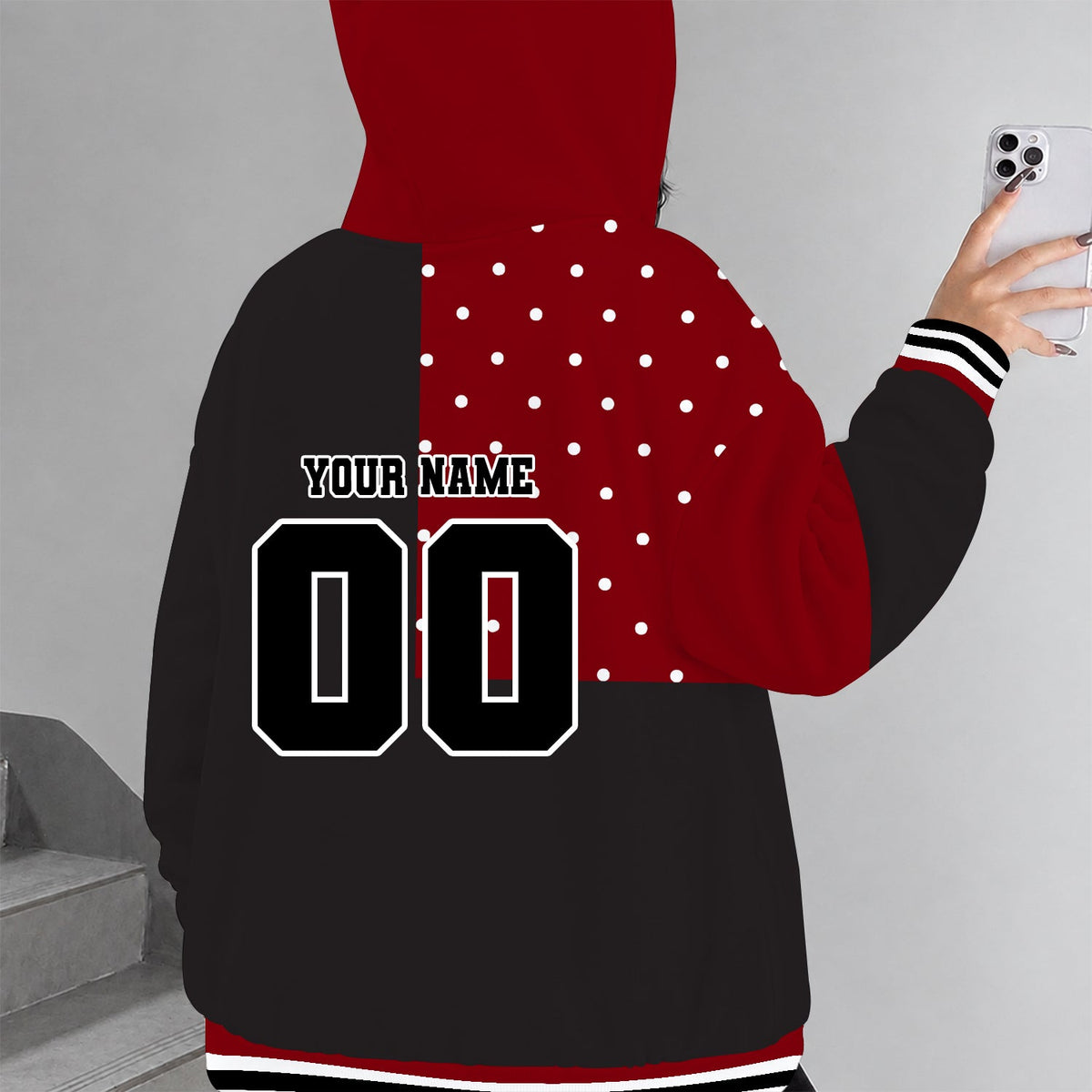 [GOAL DEAL] NEW CUSTOMIZED MLS14 ALU ATLANTA UNITED FC ZIP HOODIE