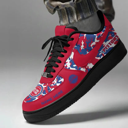 [SLAM DUNK DEAL] NEW CUSTOMIZED NBA14 DPI DETROIT PISTONS AF1 SHOES