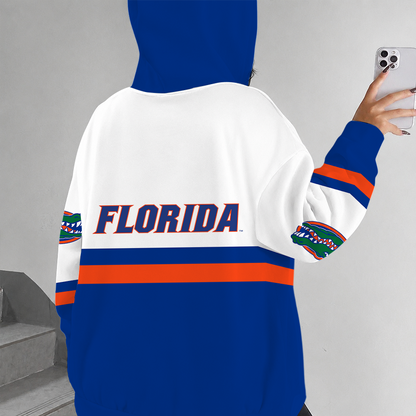 [FAN FAVORITE] NEW CUSTOMIZED NCAA MAM14 FLG FLORIDA GATORS STRAPPY ZIP HOODIE