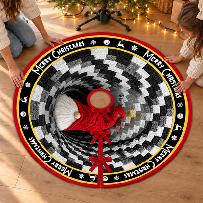 [TOUCHDOWN DEAL] NEW CUSTOMIZED NFL14 PSB THE STEELERS CHRISTMAS TREE SKIRT