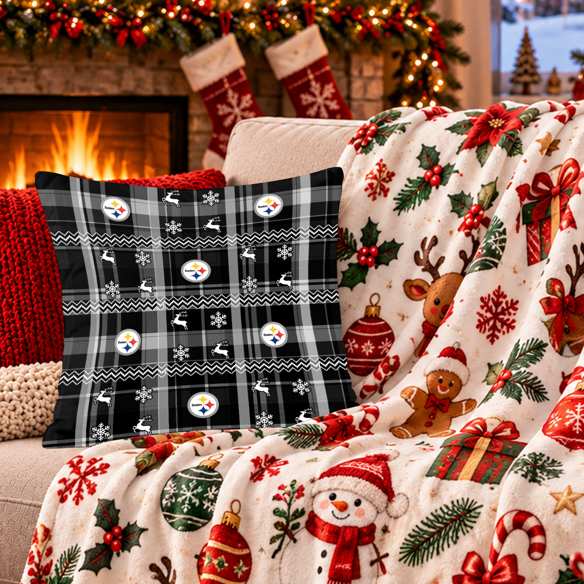 [TOUCHDOWN DEAL] NEW CUSTOMIZED NFL14 PSB THE STEELERS ENVELOPE PILLOW CASE