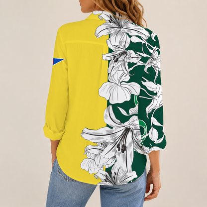 [TOUCHDOWN DEAL] NEW CUSTOMIZED NCAA FBS14 OGD OREGON DUCKS WOMEN CASUAL SHIRT