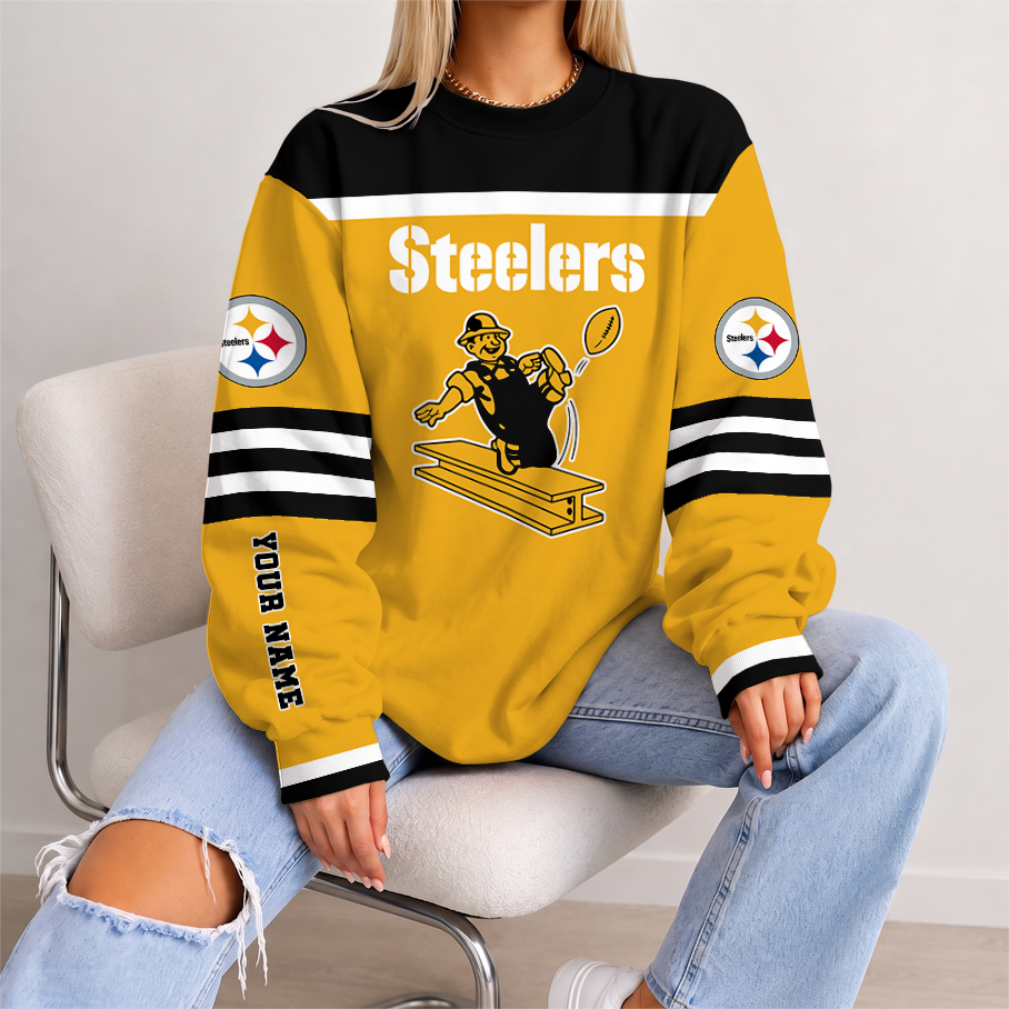[TOUCHDOWN DEAL] NEW CUSTOMIZED NFL14 PSB PITTSBURGH STEELERS UNISEX SWEATSHIRT