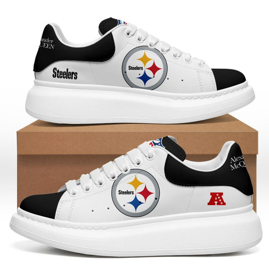 [TOUCHDOWN DEAL] NEW CUSTOMIZED NFL14 PSB PITTSBURGH STEELERS MCQUEEN SHOES