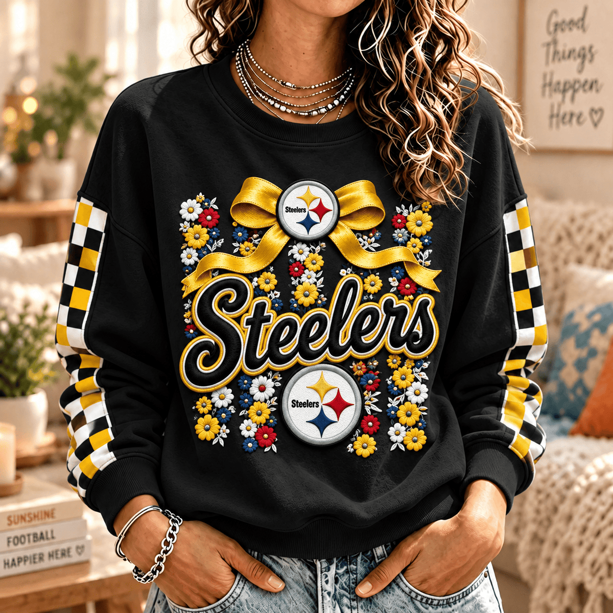 [TOUCHDOWN DEAL] NEW CUSTOMIZED NFL14 PSB PITTSBURGH STEELERS  UNISEX SWEATSHIRT