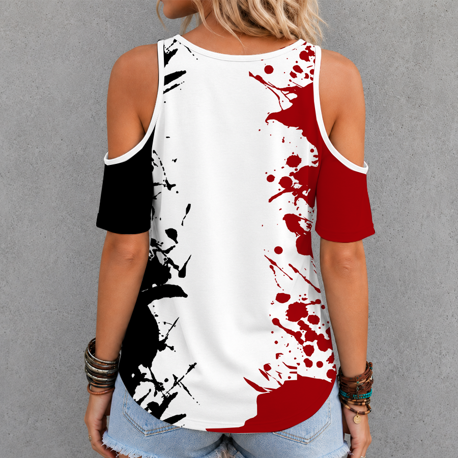[PUCK DROP DEAL] NEW CUSTOMIZED NCAA MFF14 SCH ST. CLOUD STATE HUSKIES CRISS CROSS V-NECK TOP
