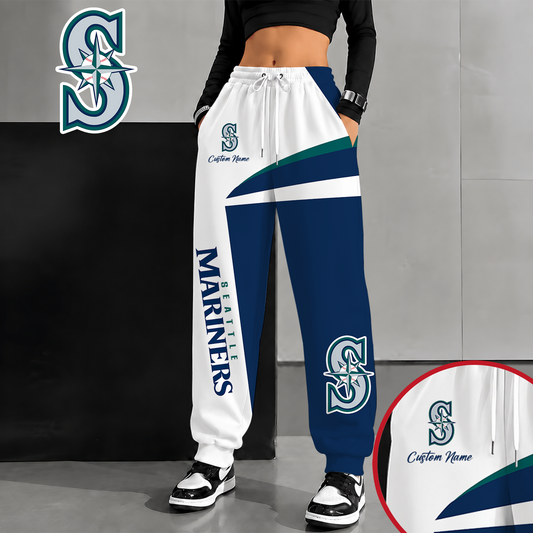 [HOMERUN DEAL] NEW CUSTOMIZED MLB14 SMS SEATTLE MARINERS SWEATPANTS