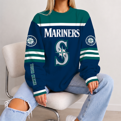 [HOMERUN DEAL] NEW CUSTOMIZED MLB14 SMS SEATTLE MARINERS UNISEX SWEATSHIRT