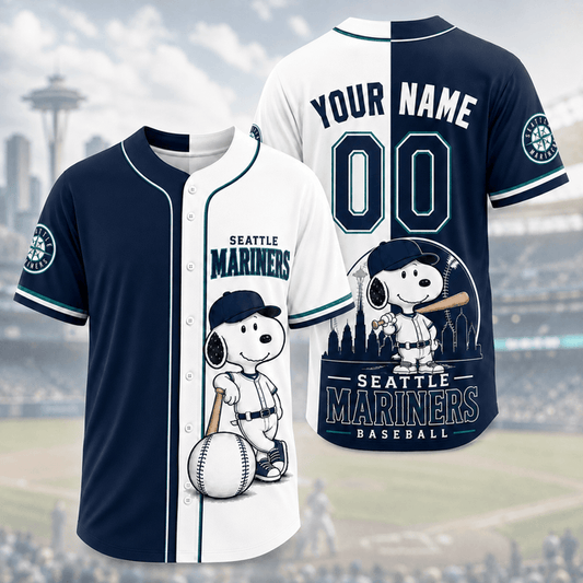 [HOMERUN DEAL] NEW CUSTOMIZED MLB14 SMS SEATTLE MARINERS BASEBALL JERSEY