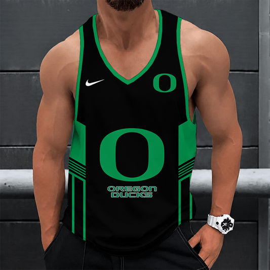 [TOUCHDOWN DEAL] NEW CUSTOMIZED NCAA FBS14 OGD OREGON DUCKS UNISEX TANK TOP