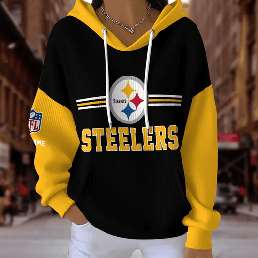 [TOUCHDOWN DEAL] NEW CUSTOMIZED NFL14 PSB PITTSBURGH STEELERS RIBBED HOODIE & SWEATSHIRT
