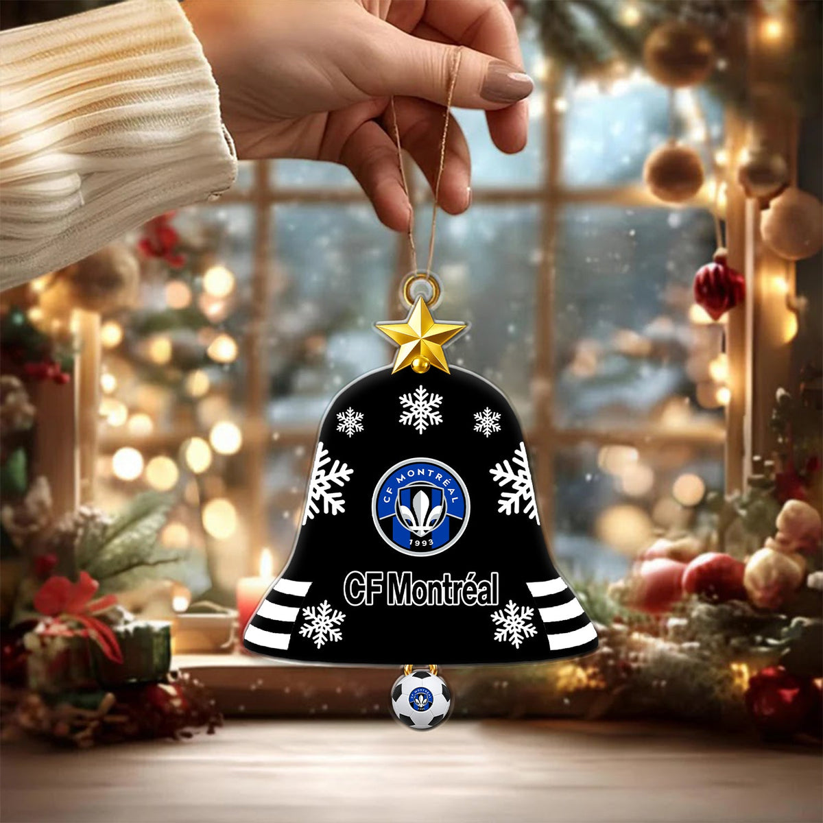 [GOAL DEAL] NEW CUSTOMIZED MLS15 CFM CF MONTRÉAL CHRISTMAS ACRYLIC ORNAMENT
