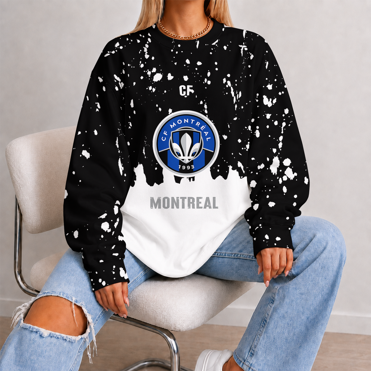 [GOAL DEAL] NEW CUSTOMIZED MLS15 CFM CF MONTRÉAL UNISEX SWEATSHIRT
