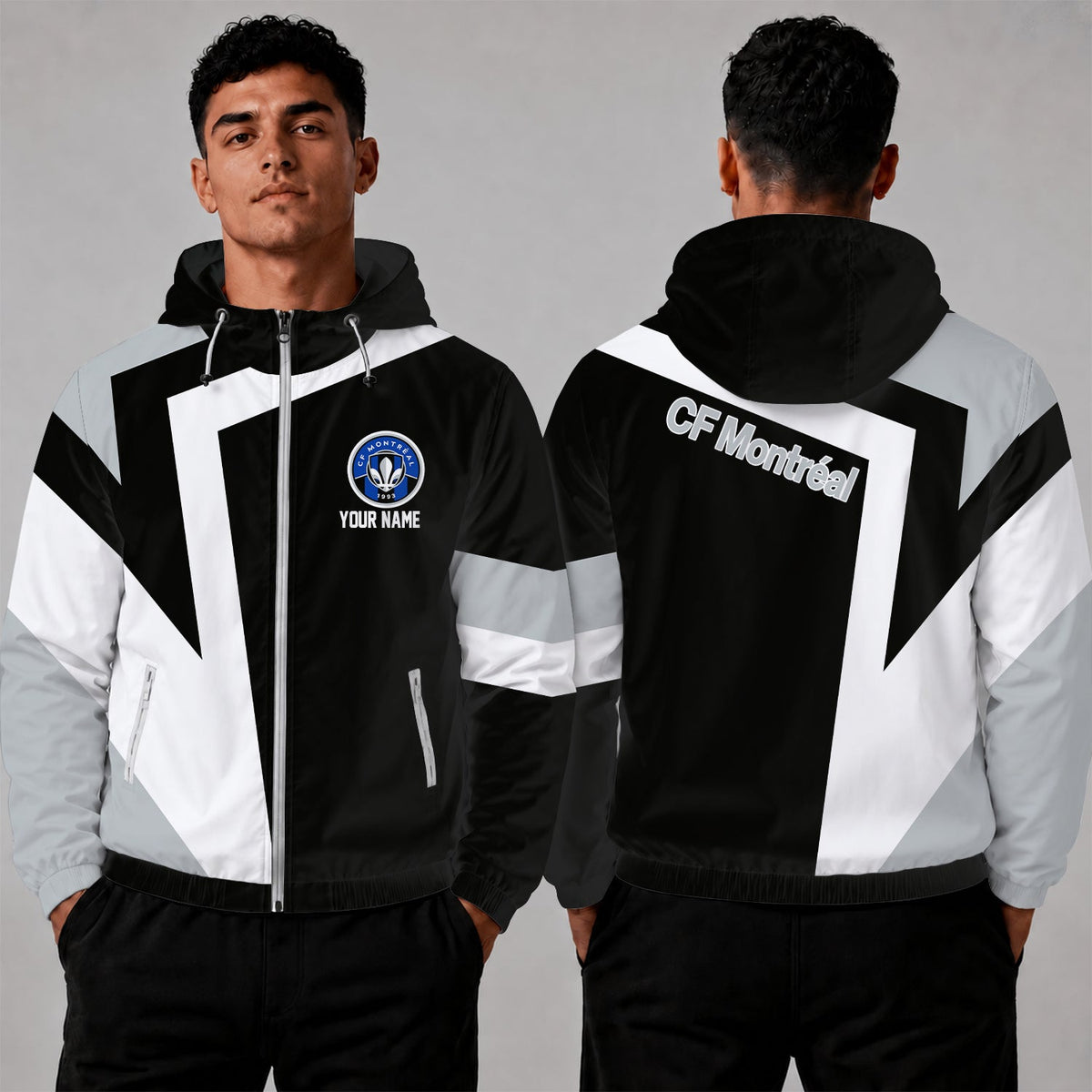 [GOAL DEAL] NEW CUSTOMIZED MLS15 CFM CF MONTRÉAL WINDBREAKER JACKET