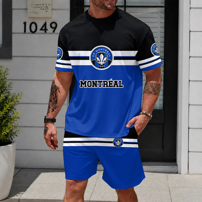 [GOAL DEAL] NEW CUSTOMIZED MLS15 CFM CF MONTRÉAL UNISEX T-SHIRT & SHORTS SET