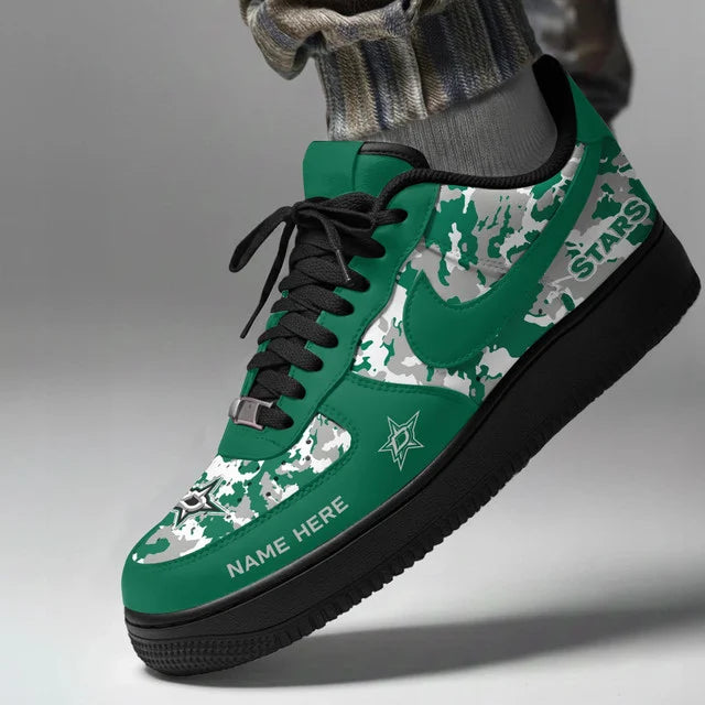 [PUCK DROP DEAL] NEW CUSTOMIZED NHL15 DLS DALLAS STARS AF1 SHOES