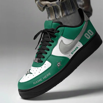 [PUCK DROP DEAL] NEW CUSTOMIZED NHL15 DLS DALLAS STARS AF1 SHOES