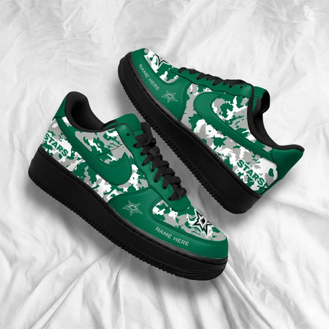 [PUCK DROP DEAL] NEW CUSTOMIZED NHL15 DLS DALLAS STARS AF1 SHOES