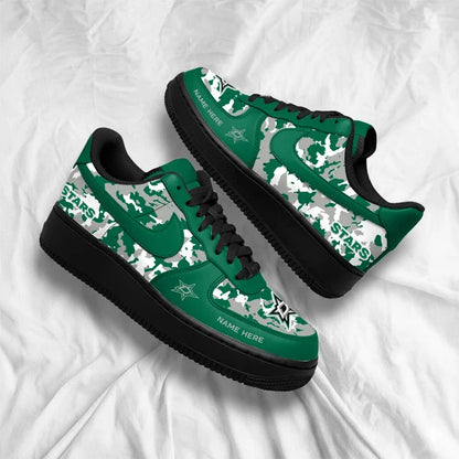 [PUCK DROP DEAL] NEW CUSTOMIZED NHL15 DLS DALLAS STARS AF1 SHOES