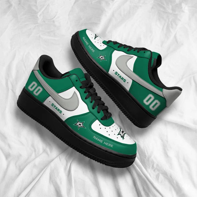 [PUCK DROP DEAL] NEW CUSTOMIZED NHL15 DLS DALLAS STARS AF1 SHOES