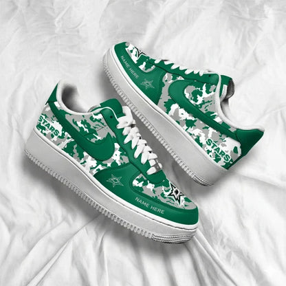 [PUCK DROP DEAL] NEW CUSTOMIZED NHL15 DLS DALLAS STARS AF1 SHOES