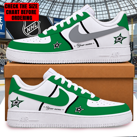 [PUCK DROP DEAL] NEW CUSTOMIZED NHL15 DLS DALLAS STARS AF1 SHOES
